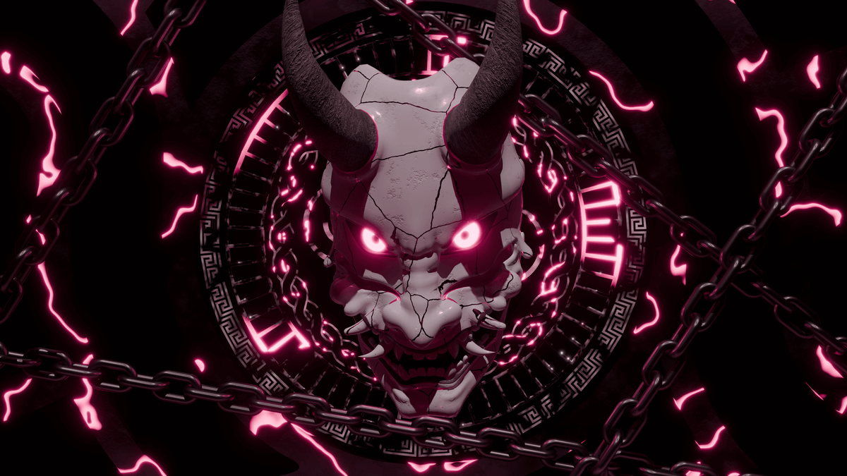 CURSED MASK PINK