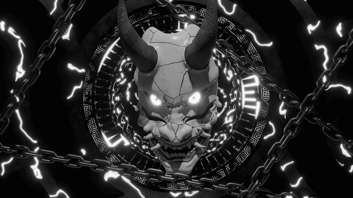 CURSED MASK WHITE