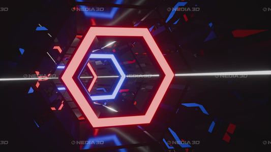 HEXAGON TUNNEL - DUAL COLOR